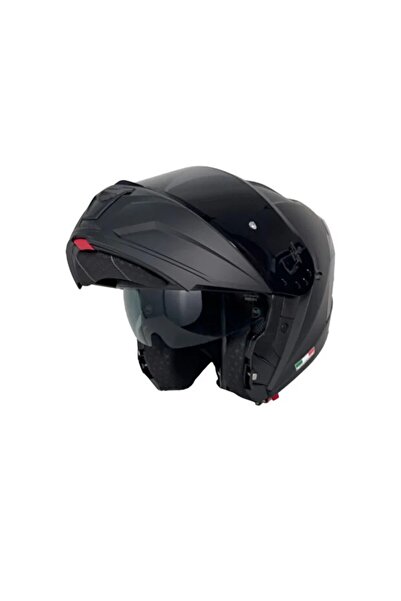 Sway SW 919 Matt Black Çene Açılır (Siyah Vizörlü)