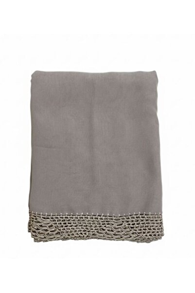 Veil Designer Japanese fabric shawl with oyster work and Turkish crochet, han...