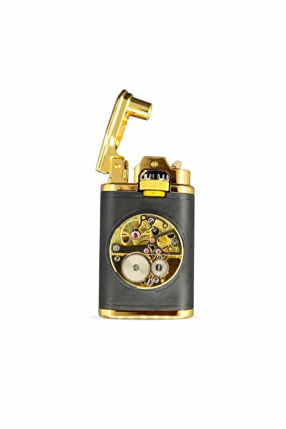 ASMENTUM Premium Mekanik Tasarımlı Metal Çakmak – Benzinli (Tam Set)