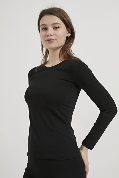 Arma Life Armalife 1641 Bi̇s Collar Long Sleeve Basic Women's Body