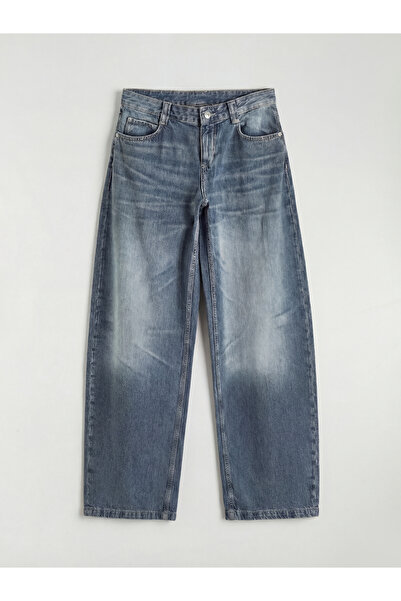 LC Waikiki Nevavm High Waist Wideleg Women's Jean Trousers with a Difference
