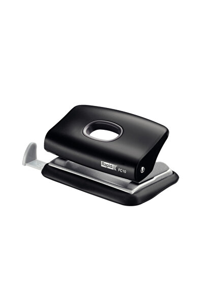 Rapid Perforator de birou cu 10 coli, model FC10, negru