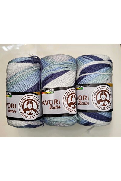 Ören Bayan Favori Batik El Örgü Ipi 100gr 977 3 Adet