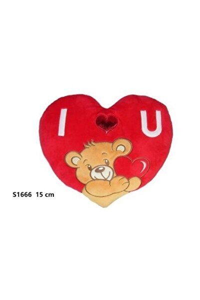 OEM Pernă decorativă, zi de duminică, inimă, 15 cm, multicoloră