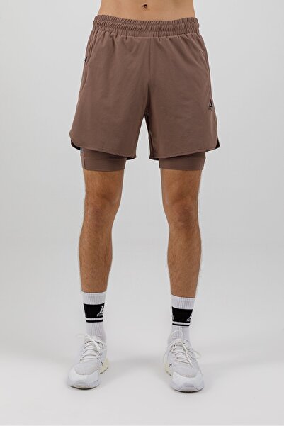 Airlife شورت رياضي للرجال من Training CRI-06 Fit LV Mid Waist 2 في 1 باللون ا...