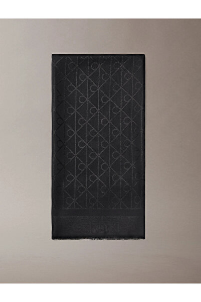 Calvin Klein Logolu Çift Taraflı 180 x 70 cm Şal LV04F8062GUB1 ŞAL LV04F8062G...