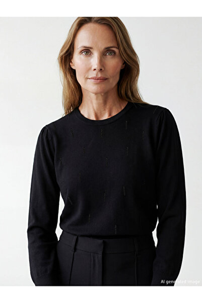 LC Waikiki Sparkling Choices from Shining Store Women's Knitwear Sweater with...