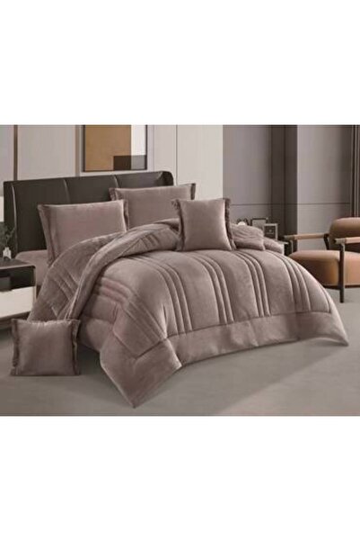 Jinan sa Winter Lavender Bedspread - Double Size 200x200 cm, 6-Piece Set