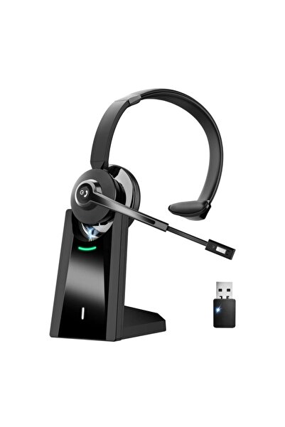 CerCip Wireless Headset 783, With charging station, 26 hour battery, Noise ca...