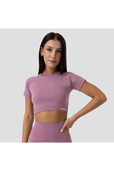 GymBeam Top scurt FLO pentru femei, violet