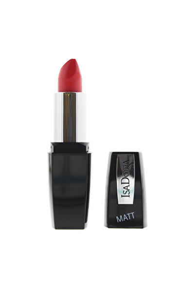 Isadora IsaDora, Perfect Matt, Κραγιόν, Κρεμώδες Κραγιόν, 04, Hot Coral, 4,5 γρ.