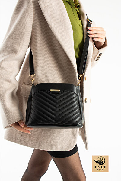 UMUT BAGS 3 GÖZLÜ ÇAPRAZ ASKILI V NAKIŞ ÇANTASI