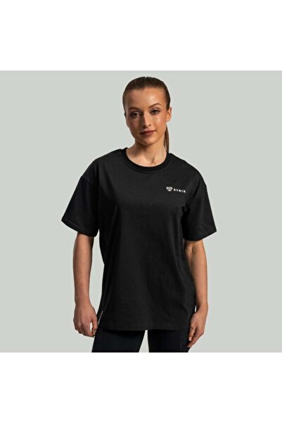 GymBeam Tricou Lunar Oversized pentru femei, negru - STRIX