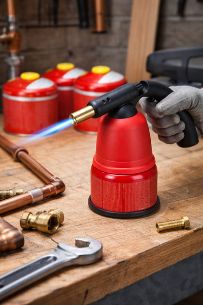 Otto Gas Lamp with Piezo Electric Ignition + 4 Cylinders, Multifunctional