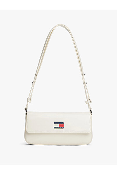 Tommy Hilfiger TJW Must Kapaklı Çapraz Askılı Kadın Beyaz Çapraz Çanta AW0AW1...