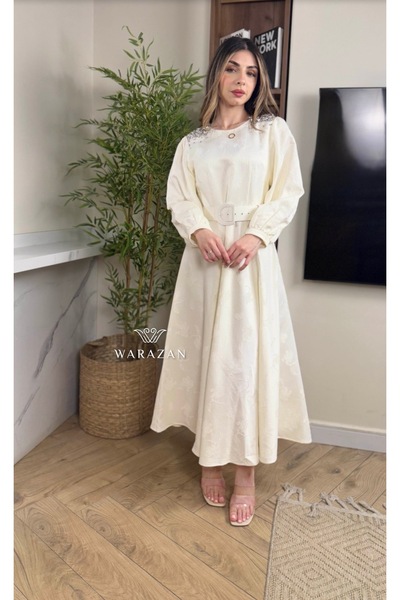 Warazan Crystal off-the-shoulder dress