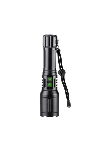 YEMAO Flashlight and Laser pointer, rechargeable YM-G263 Green Red, 500lm black