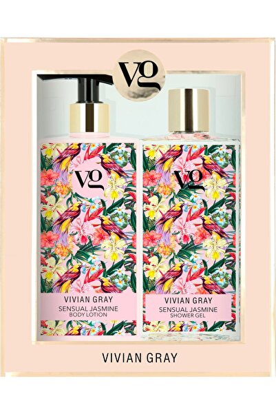 Vivian Gray Set Vivian Gray: Sensual Jasmin, Gel de duș emolient, Pentru toat...