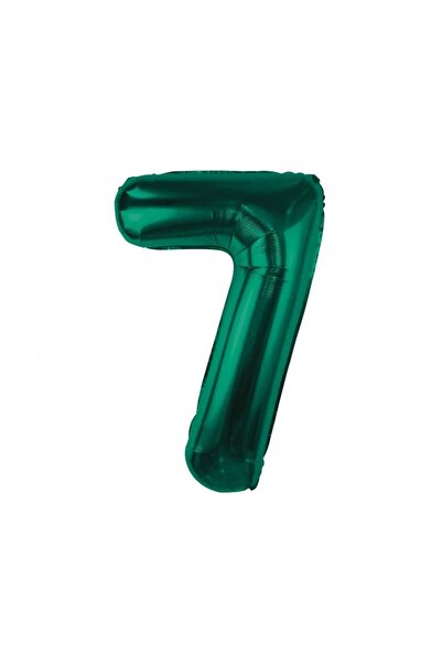 Godan Foil Balloon Number 7 Dark Green - 85 cm