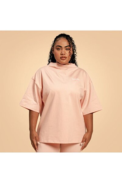 GymBeam Top Bliss supradimensionat roz pentru femei - BeastPink