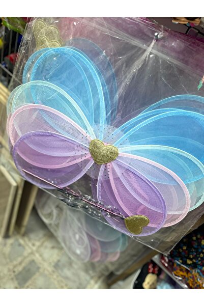 EyER Shoping Kız Çocukları için Işıklı Kelebek Kanadı