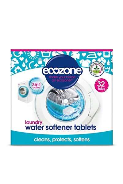 Ecozone 3 in 1 Anti-Scale Tablets for Washing Machines, Ecozone, 32 Pieces