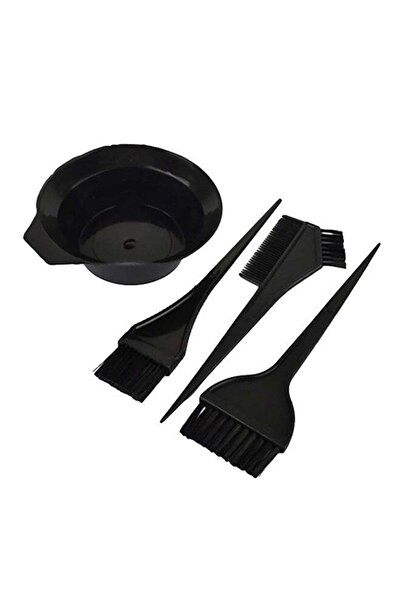 Generica 4 Pieces of Hair Dye Tools Black