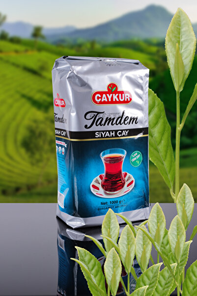 Çaykur TAMDEM-BERGAMOT AROMALI SİYAH ÇAY 1000 GR'LIK 10 ADET (1 KOLİ)