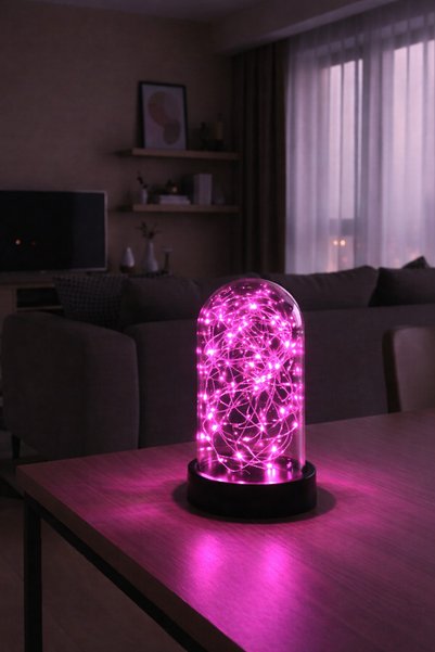 digitalavm akıllı alışveriş adresiniz Peri LED Işıklı Cam Fanus – Dekoratif &...