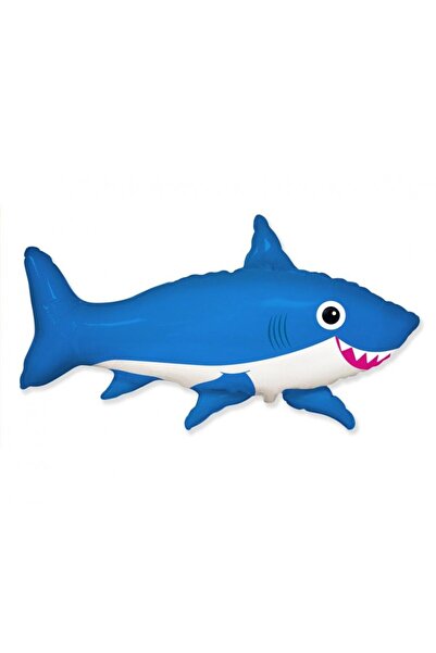 Flexmetal Smiling shark foil balloon 100x60 cm