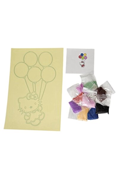 OEM Colored Sand Drawing Set - Kitty Model