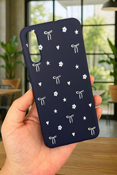 Vip Case Samsung Galaxy A70 Uyumlu Mini Fiyonk Desenli Silikon Darbe Emici Kl...