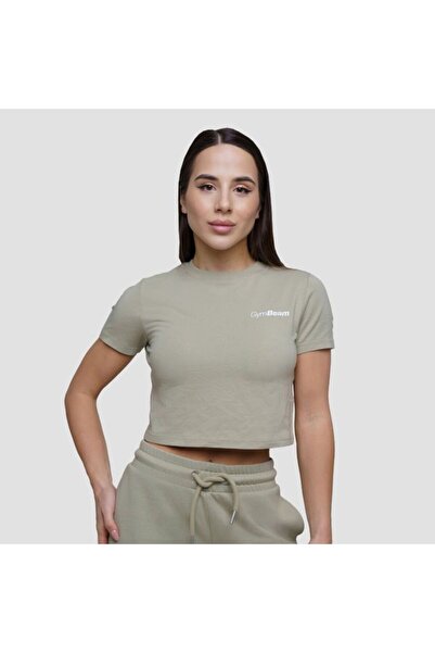 GymBeam Tricou scurt Agile pentru femei, culoare salvie