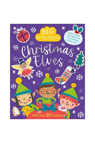 North Parade Publishing Christmas big sticker book - Elves
