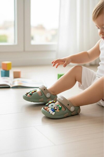 MİNAHOBİ Sandale și papuci pentru copii cu talpă ortopedică cu figuri drăguțe...