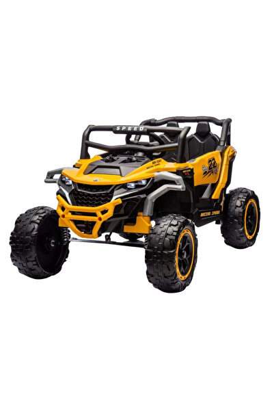 Nichiduta Masinuta electrica cu telecomanda pentru copii Racing Speed Yellow,...