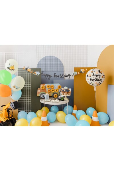 PARTY DECO SP. ZO.O.SP.K. Set 10 baloane latex utilaje constructii 30 cm