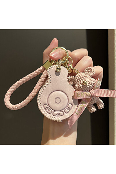 Choice3 حافظة مفاتيح سيارة من الجلد الوردي لسيارة ميني ستايل 2، حافظة مفاتيح ...