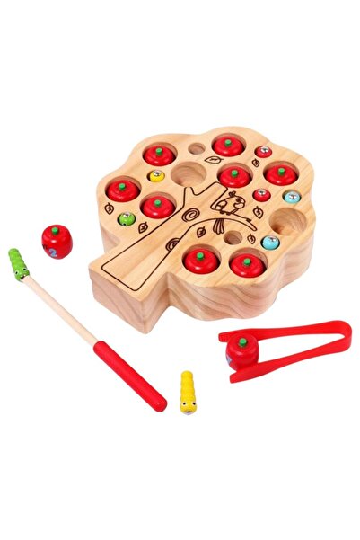 OEM Dexterity and motor skills game, Montessori, Apple Tree with Numbers and ...