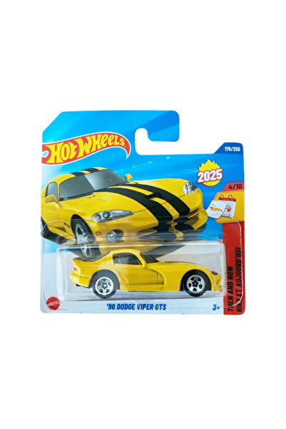 HOT WHEELS Dodge Viper GTS '96, galben, model 2025