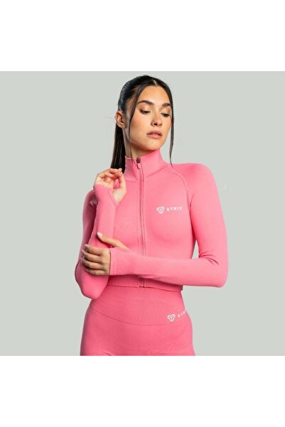 GymBeam Top scurt fără cusături pentru femei Sorbet - STRIX