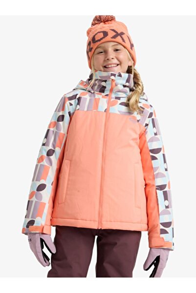 Roxy Galaxy Girl Jk Girls' Pink Snowboard Jacket Girls' Snowboard Jacket Ergt...