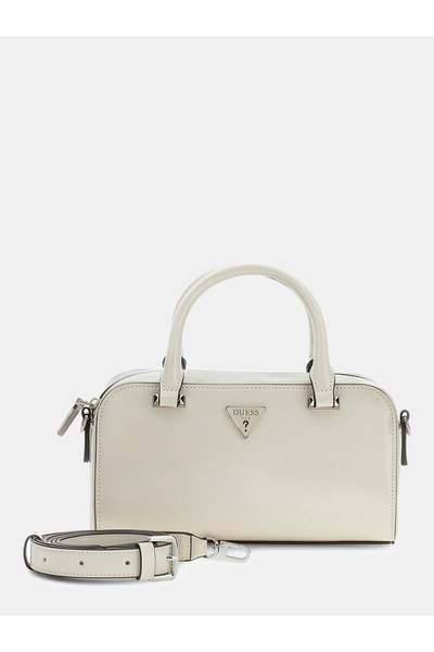 Guess Arnela Ii Mini Women's Ecru Handbag Hwny9723740-Bon