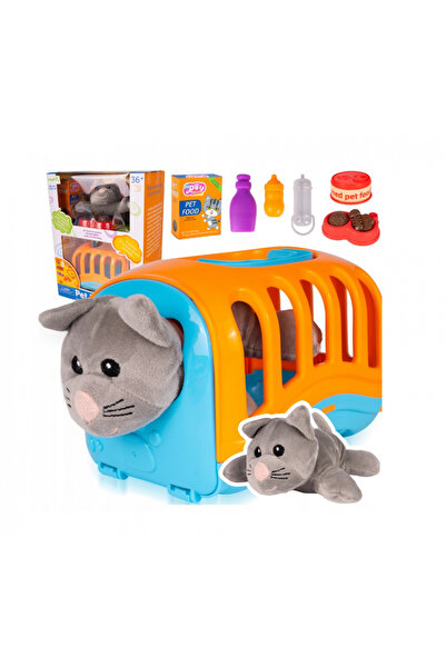 MalPlay Set de joaca pentru copii, Malplay, pisicuta din plus in cusca de tra...