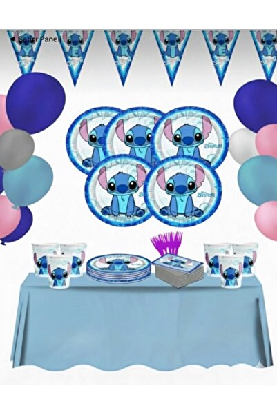 Yogi parti Stitch 8 kişilik doğum günü seti parti malzemeleri