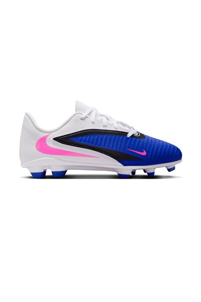 Nike Jr Phantom 6 Low Club Fg/Mg Beyaz/Mavi Çocuk Futbol Krampon HM9202-446