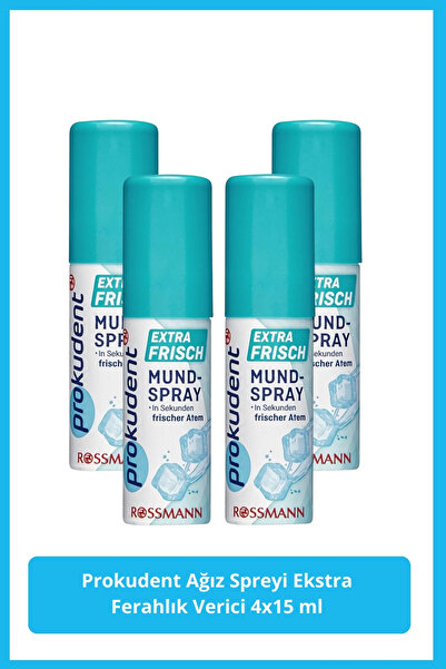 prokudent Ağız Spreyi Ekstra Ferahlık Verici 4x15 ml