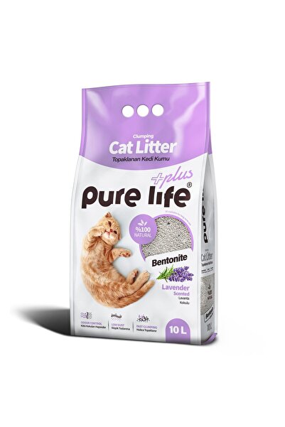 PURELİFE PLUS LAVANTALI KEDİ KUMU 10 LT