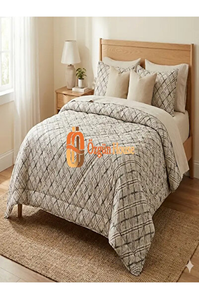 Dinarsu Natura Soft Çift Kişilik Desenli Yorgan