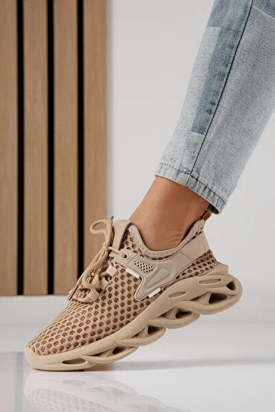 Zaira Γυναικεία χακί υφασμάτινα αθλητικά παπούτσια Florentina #24311 - 39